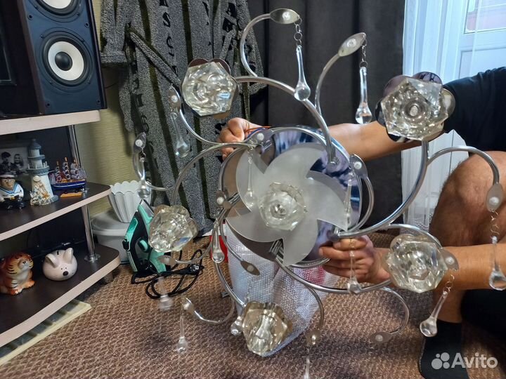 Люстра потолочная бу