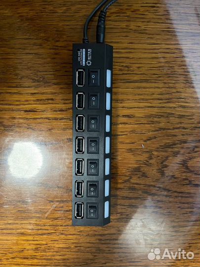 Продам USB hub на 7 порт с питанием