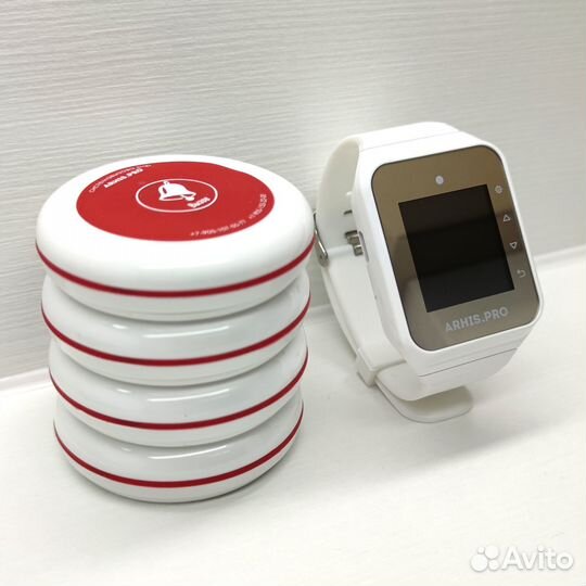 Часы для официанта и кнопка вызова персонала