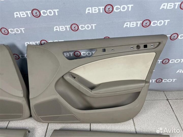 Дверные карты комплект Audi A4 B8 (2008-2012г.в.)