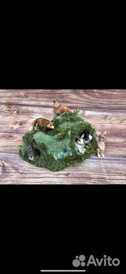 Вязаная гора. Вязаная лесная поляна