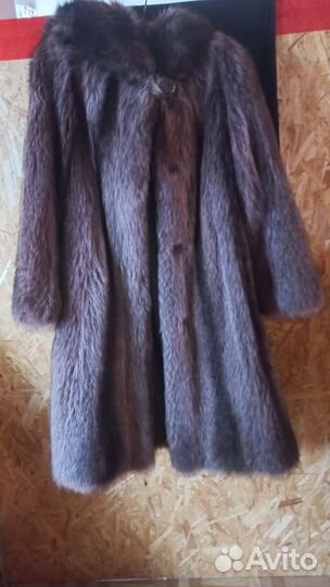 Шуба енот 46
