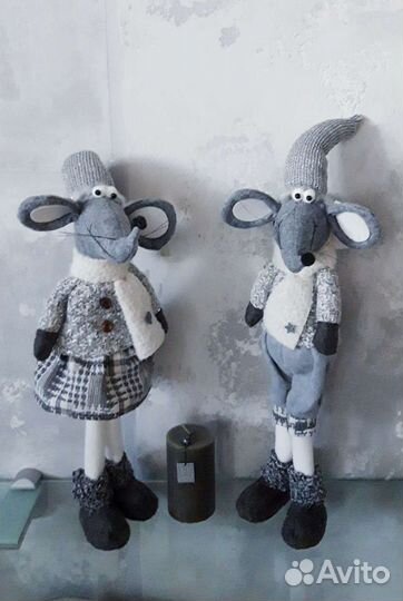 Интерьерная кукла- Мышка, Lunten Ranta