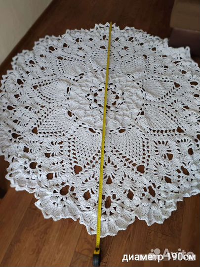 Ковер вязаный, ручной работы