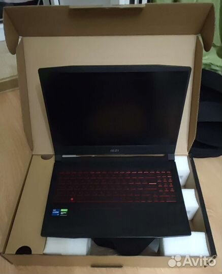 Игровой ноутбук MSI katana gf66
