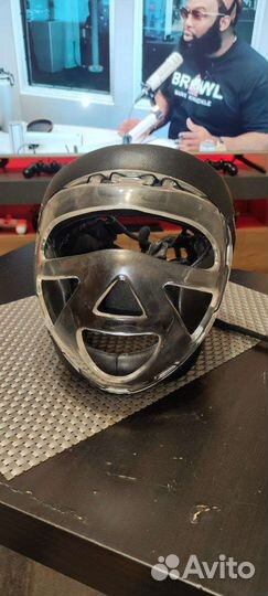 Шлем с защитой для единоборств, бокс, мма