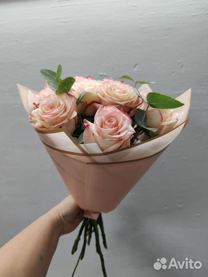 Живые цветы букеты розы