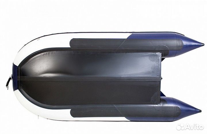Надувная лодка gladiator D420AL бело/темно-синий