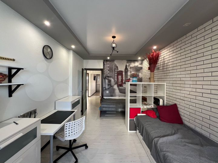 2-к. квартира, 57,7 м², 10/17 эт.