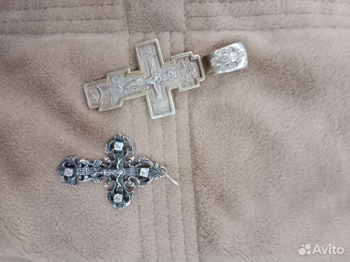 Крестик серебро
