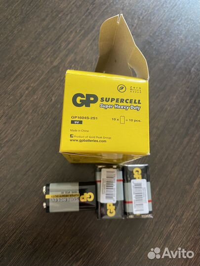 Батарейка GP Supercell крона 6F22 (1604S ) 9V