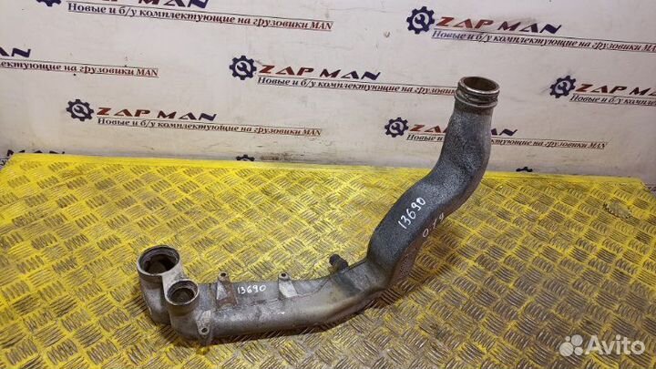 Патрубок водяной Man Tga Tgs Tgx