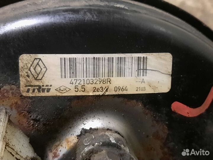 Вакуумный усилитель тормозов renault logan 2