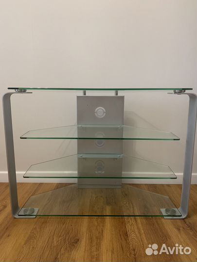 Стеклянная тумба под тв