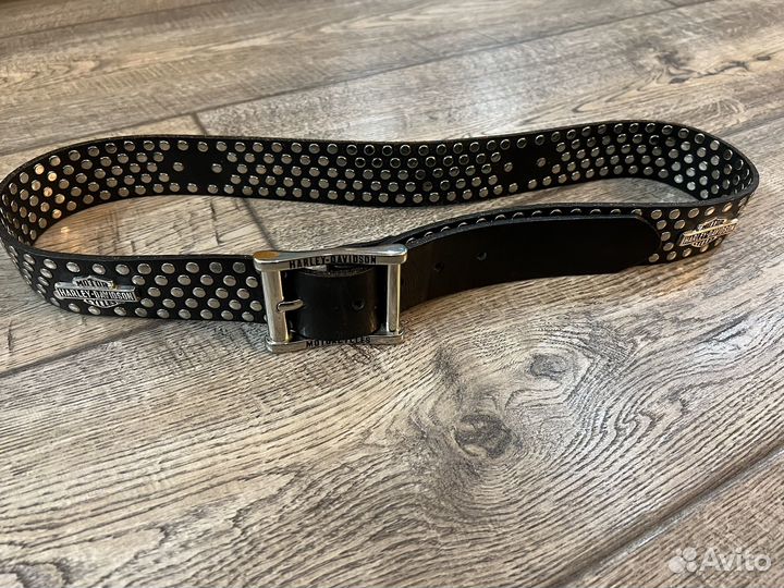 Мужской кожаный ремень Harley Davidson