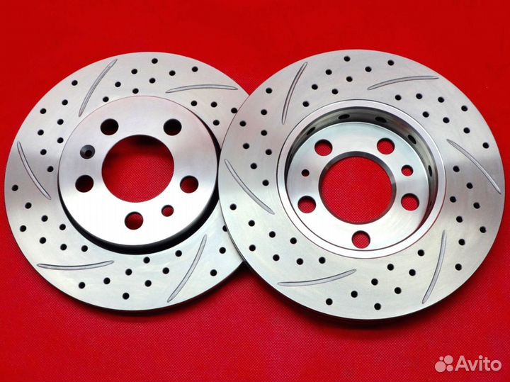 Skoda диски перфорированные тормозные
