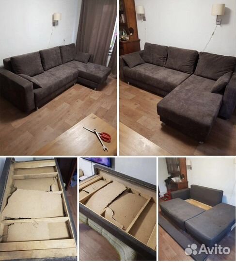 Перетяжка мягкой мебели