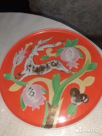 Ликерный набор,Дулево,золотой олень