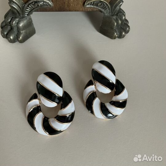 Серьги стиль Chanel