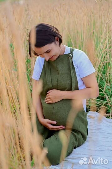 Комбинезон для беременных хлопковый
