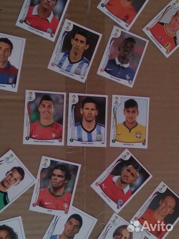 Наклейки (стикеры) panini чм 2014