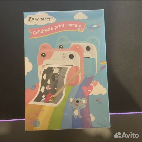 Детский фотоаппарат моментальной печати Prograce