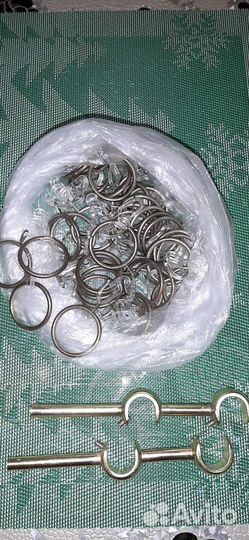 Гардина для штор настенная двухрядная