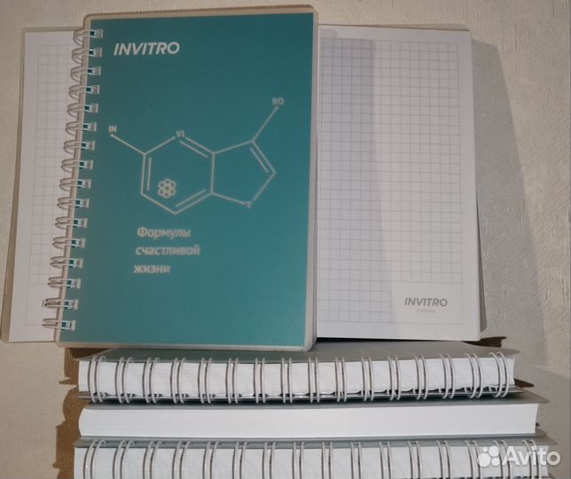 Тетрадь блокнот ежедневник в клетку 120 листов А5