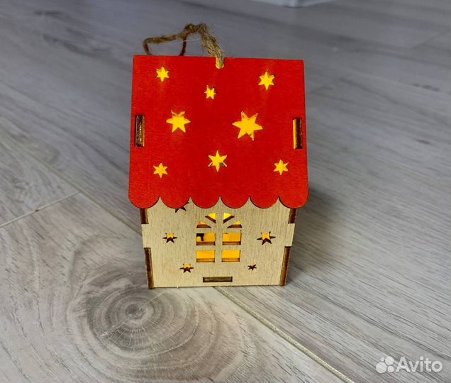 Светящийся Новогодний домик/декор