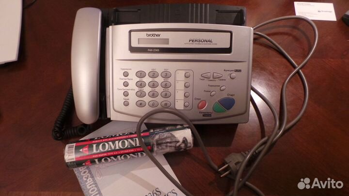 Телефон-Факс Brother 236S как новый, + бумага