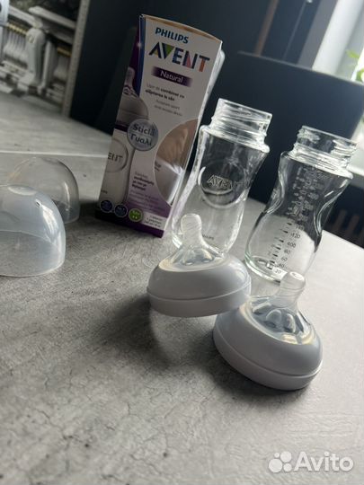 Бутылочки avent стекло