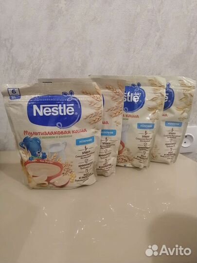 Детские каши молочные нестле