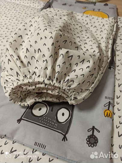 Постельное белье в детскую кроватку, новое