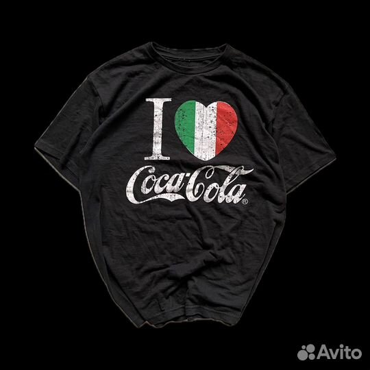 Футболка i love coca cola archive