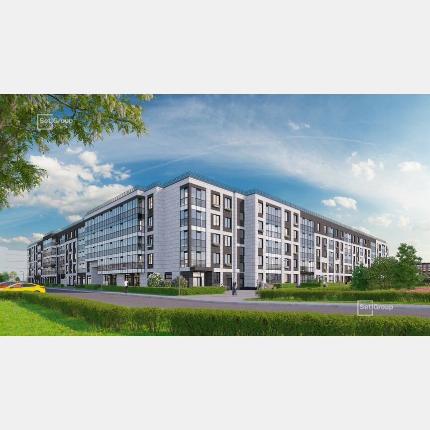 1-к. квартира, 37,6 м², 2/5 эт.