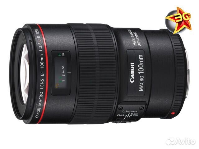 Объектив Canon EF 100mm f/2.8L Macro IS USM