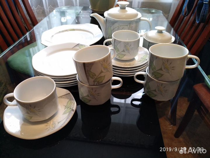 Чайный сервиз Чехия 21 предмет