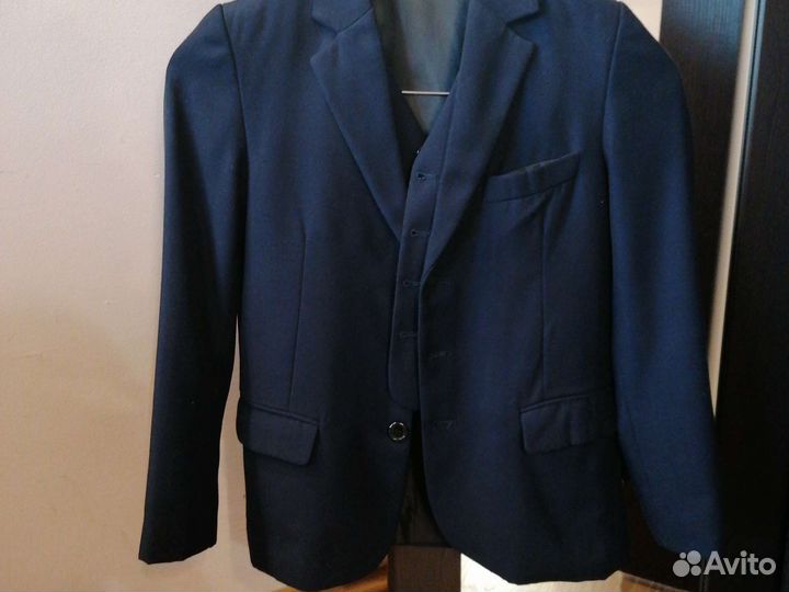 Пиджак синий