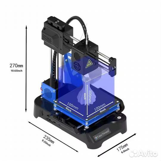 3D принтер K7 Desktop Mini 3D Printer