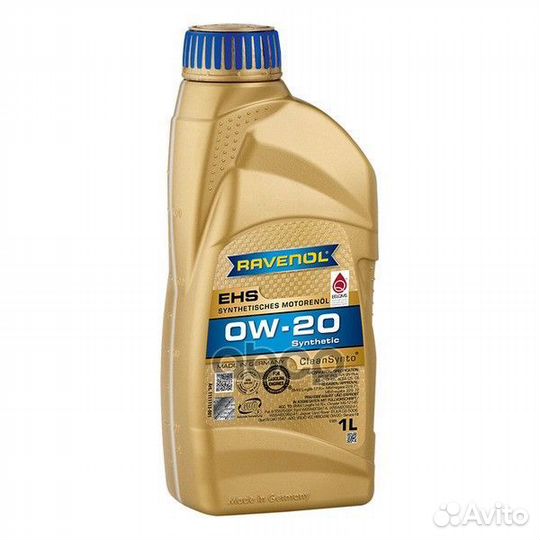 Моторное масло ravenol EHS SAE 0W-20 (1л) (11 R