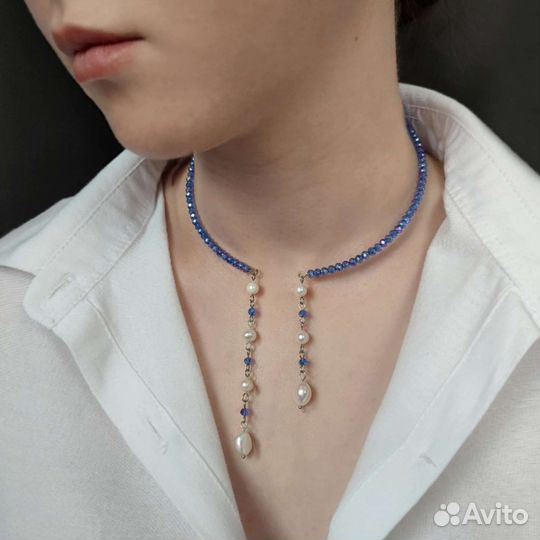 Чокер / колье / украшение на шею серьги