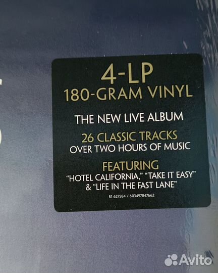 Бокс The Eagles - Live From The Forum mmxviii 4LP