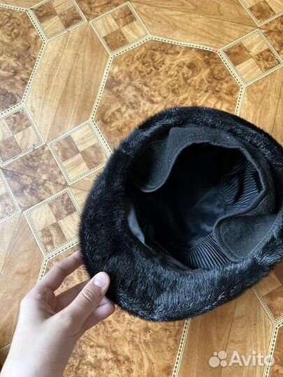 Меховая мужская кепка