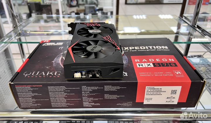 Видеокарта asus RX 570 Expedition OC 4GB/Гарантия