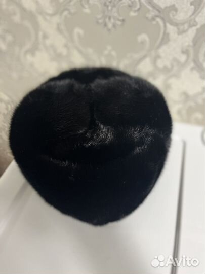 Норковая шапка мужская новая 58