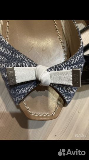 Босоножки Kenzo и Armani