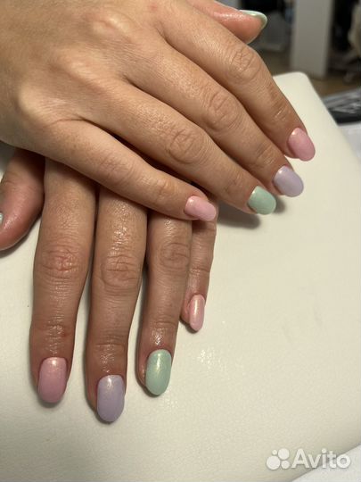 Маникюр+гель лак, наращивание (Мурино)