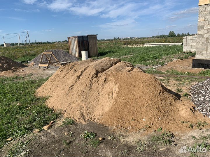 Песок щебень отсев в пушкин