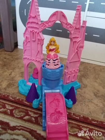 Play doh замок принцессы, олаф