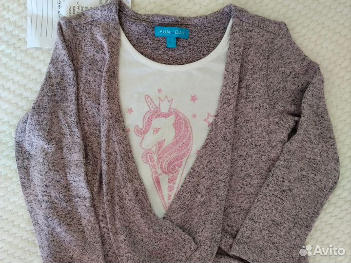 Лонгсливы на девочку 110